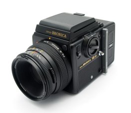 Bronica SQ-B with PS 80mm F2.8, WLF & 120 Back, Mint #11103