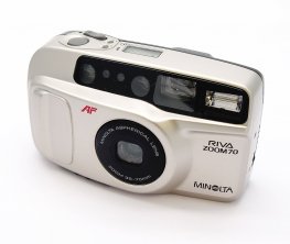 Minolta Riva Zoom 70, 35mm Point & Shoot, Mint-, Boxed #9251