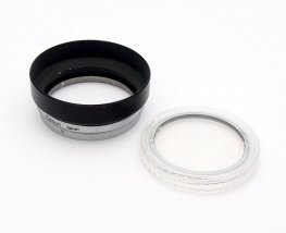 Canon S-50 Hood & 48mm UV for Canon 50mm F1.4 LTM Lens #10568