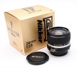 Nikon 24mm F2.8 Ais Wide Angle Lens, Mint & Boxed #10208