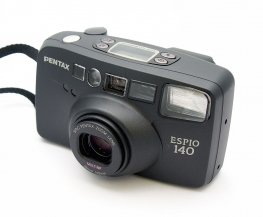 Pentax Espio 140, 35mm Point & Shoot, Mint & Cased #9599M