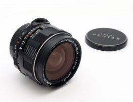 Pentax 28mm F3.5 SMC Takumar M42 Lens + Hood #9571