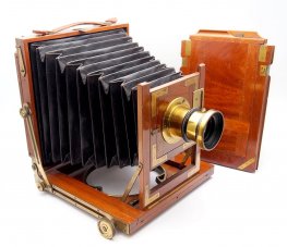 Antique Half-Plate Camera, Very High Quality #10473