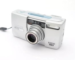 Pentax Espio 140V, 35mm Point & Shoot, Mint- & Cased #10879M