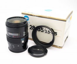 Minolta AF 28-85mm F3.5-4.5 Full Frame Lens, Boxed + Hood #9829