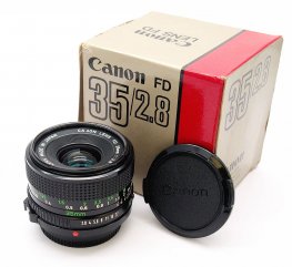 Canon 35mm F2.8 FD Wide Angle Lens, Boxed #9137