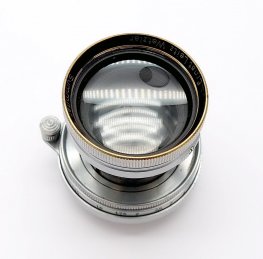 Leica 5cm F2 Summitar, 10 Blade L39 Lens #9209