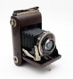 Wirgin Wiginex Baky 6x4.5cm Bakelite Folding Camera c.1937 #9991