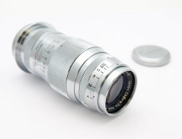 Canon 100mm F4 Lens in L39, Cased with Caps #9705