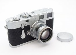 Leica M3 with 5cm F2 Collapsible Summicron, c.1955 #9865