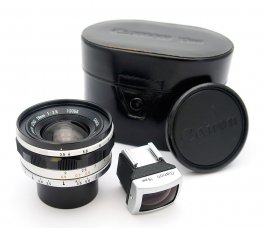 Canon 19mm F3.5 Lens & Finder in L39 #9796
