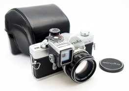 Minolta SR1s + 55mm F1.7 Lens & Clip Meter, Mint- & Cased #9649m