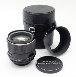 Asahi Pentax 85mm F1.9 Super-Takumar, Mint & Cased + Hood #10825