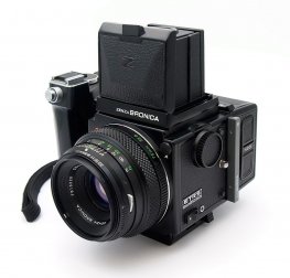 Bronica ETRS with 75mm F2.8, WLF, 120 Back & Speedgrip #9896