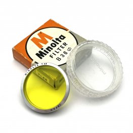 Minolta Autocord Bayonet 1 Y48 Yellow Filter, Mint & Box #10328