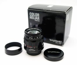 Voigtlander 75mm F2.5 Color Heliar LTM Mount, Mint & Boxed #9497