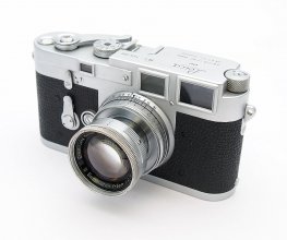 Leica M3 with 5cm F2 Collapsible Summicron, c.1955 #9865