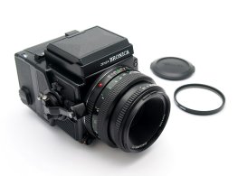 Bronica ETRS/i with 75mm F2.8 PE, WLF, 120 Back #10964