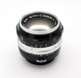 Nikon Nippon Kogaku 5.8cm F1.4 Nikkor-S Pat Pending Lens #10777