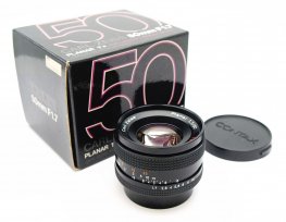 Zeiss 50mm F1.7 Planar AEJ in Contax/Yashica Mount, Boxed #9344