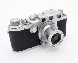 Leica IIIc with 5cm F3.5 Coated Elmar, Sharkskin #10851