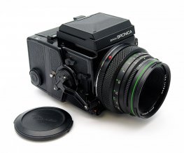 Bronica ETRS/i with 75mm F2.8, WLF, 120 Back & Crank #9678