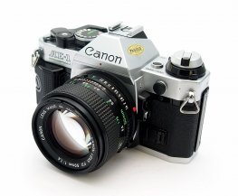 Canon AE-1 Program with 50mm F1.4 FD, Black, Mint-, Box #9647