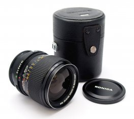 Konica Hexanon AR 35mm F2.8 Lens, Cased #9238
