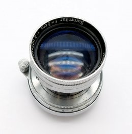 Leica 5cm F2 Summitar, 10 Blade, Coated L39 Lens #9208