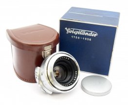 Voigtlander 35mm F3.5 Skoparon for Prominent, Mint & Boxed #9611