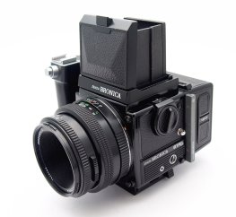 Bronica ETRS/i with 75mm F2.8 PE, WLF, 120 Back + Grip #10831