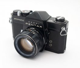 Pentax Spotmatic SP1000 with 55mm F1.8 in Black #11210