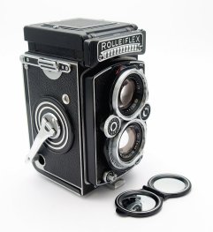 Rolleiflex 3.5E 6x6cm TLR Planar, Mint, Cased, Boxed #10815
