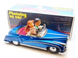 Photoing On Car Tin Toy, Boxed #8863
