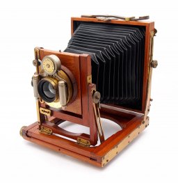 Beautiful Victorian 1/4 Plate Folding Camera #10203