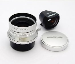 Voigtlander 25mm F2.5 Snapshot Skopar + Finder, LTM Mount #9532
