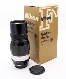 Nikon 200mm F4 Nikkor-Q.C Pre-Ai Lens, Mint & Boxed #10475