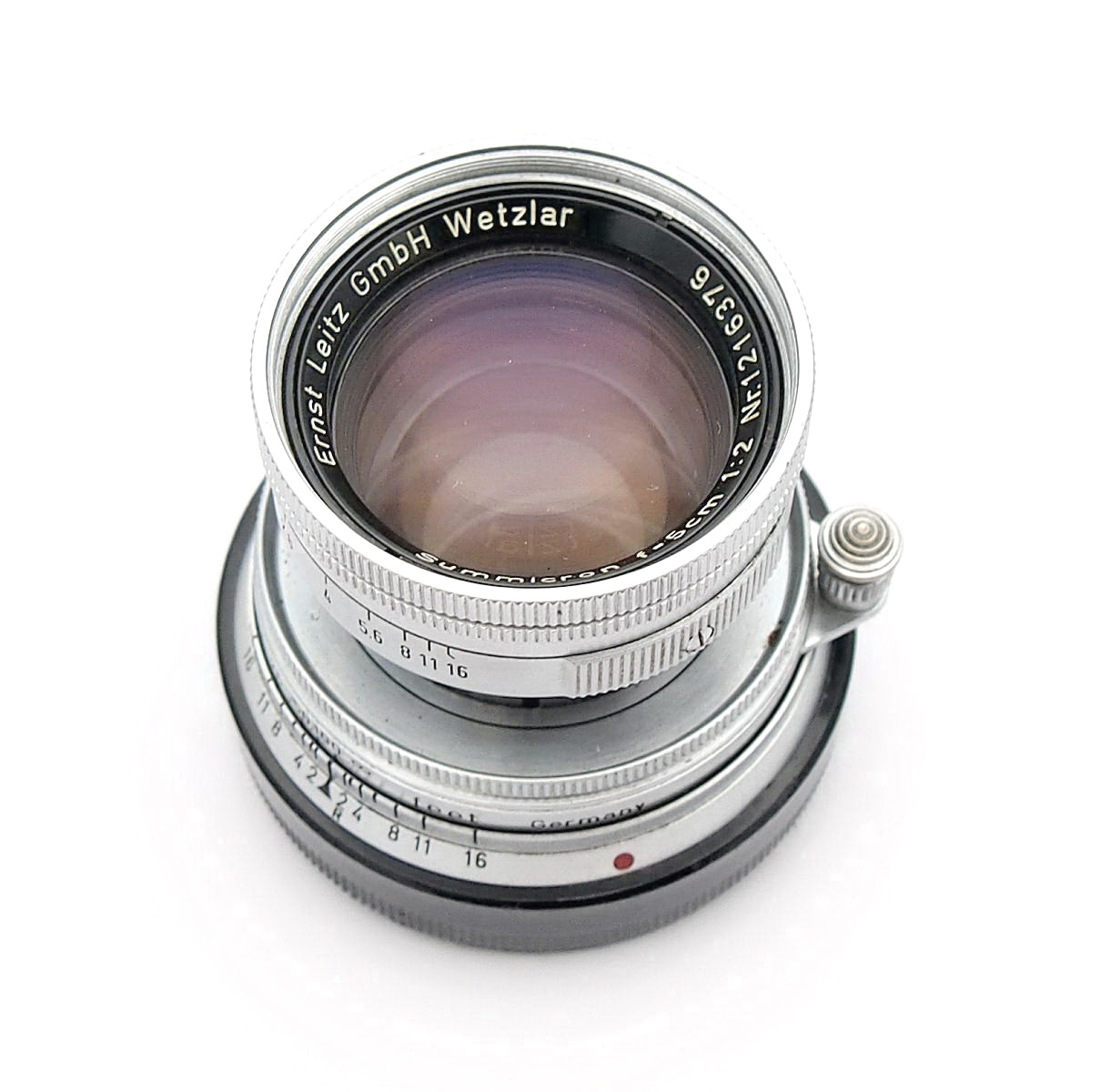 Leica 5cm F2 Summicron-M Collapsible, c.1953 #10370