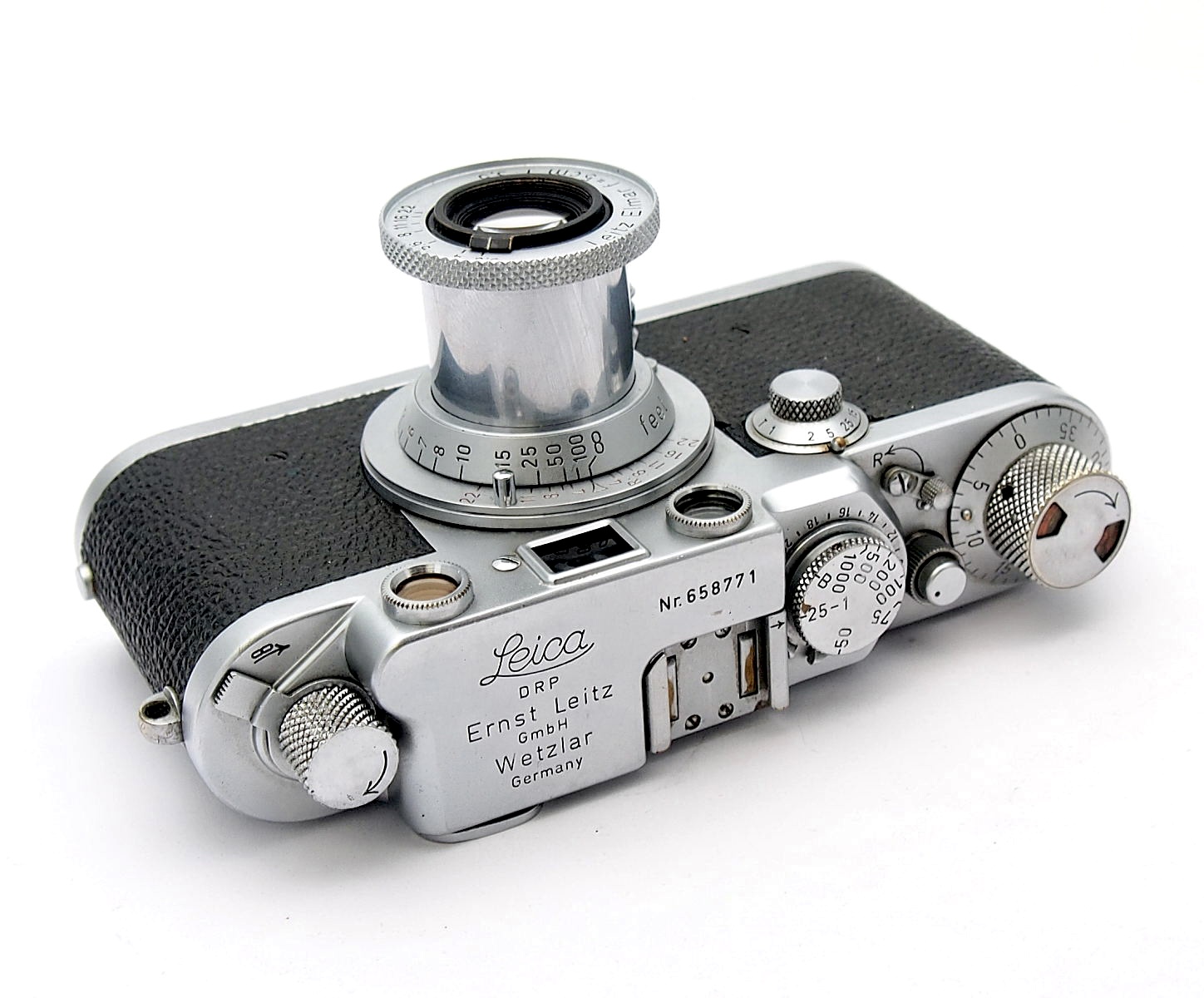 Leica IIIF Red Dial with 5cm F3.5 Elmar #10788