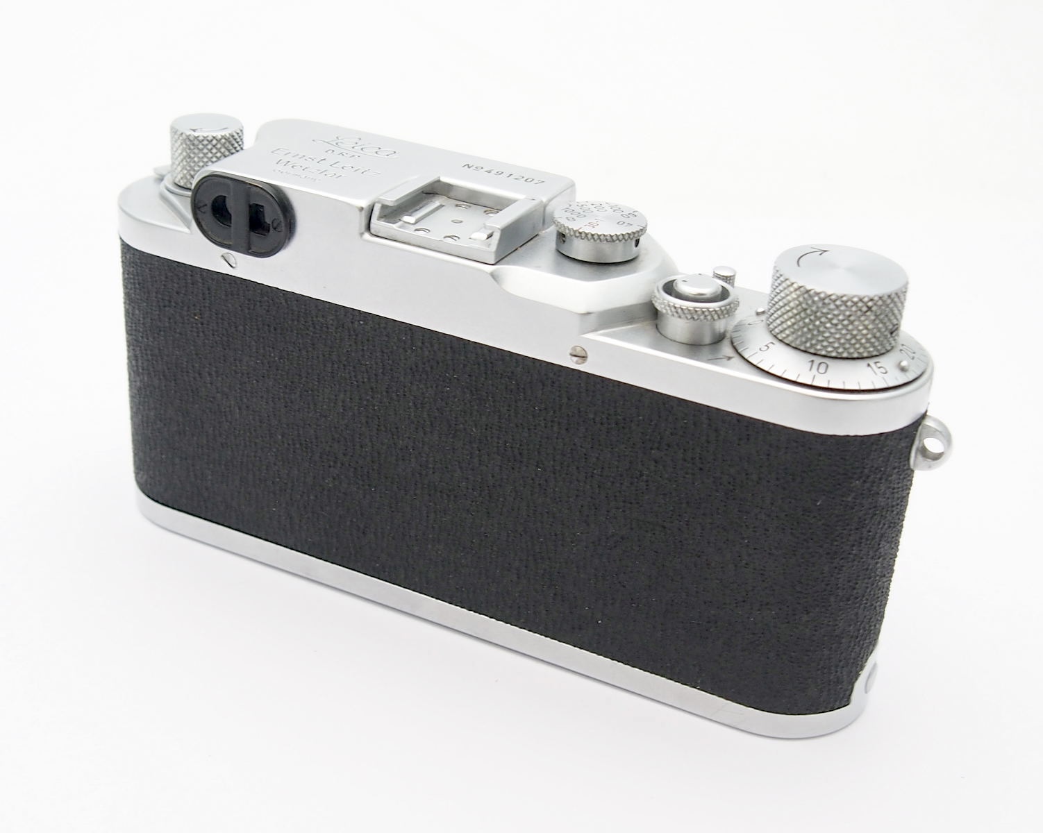 Leica IIIc with 5cm F3.5 Coated Elmar, Sharkskin #10851