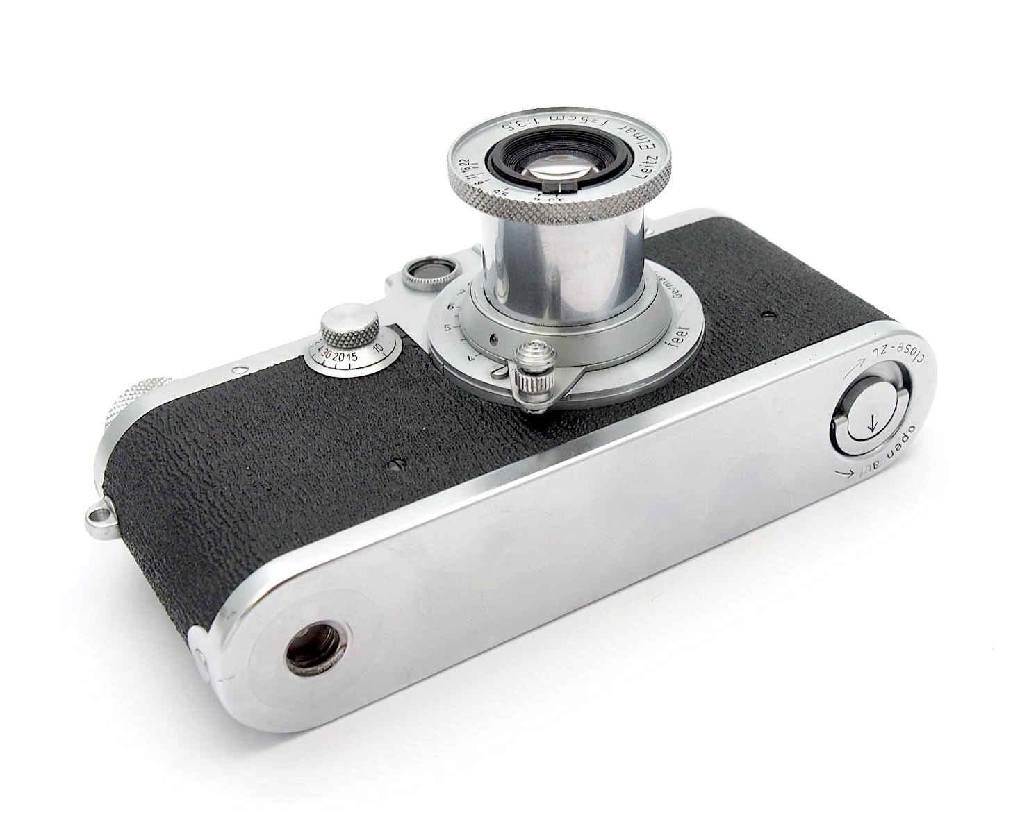 Leica IIIc with 5cm F3.5 Coated Elmar, Sharkskin #10851