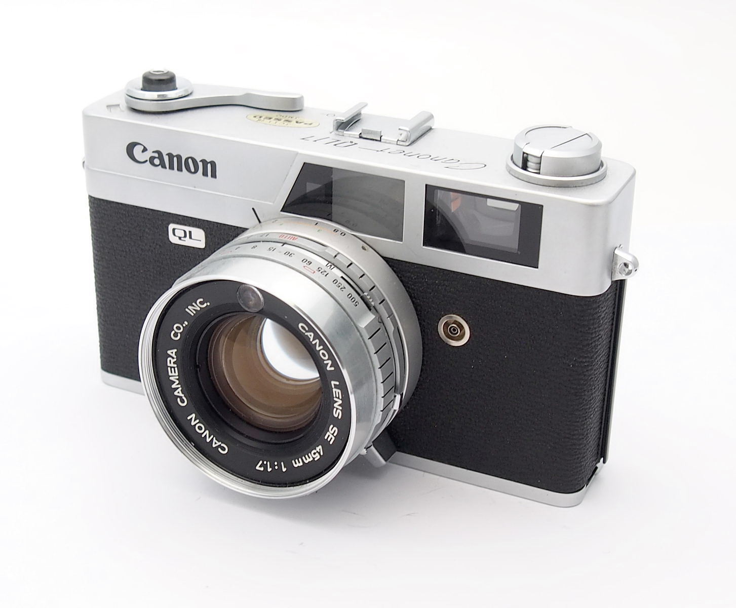 Canon Canonet QL17 with 45mm F1.7 Lens, Mint & Cased #11177