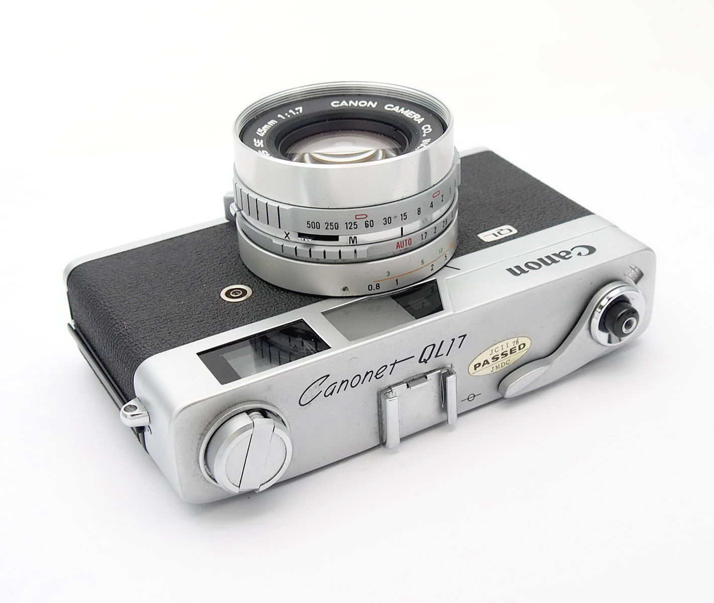 Canon Canonet QL17 with 45mm F1.7 Lens, Mint & Cased #11177