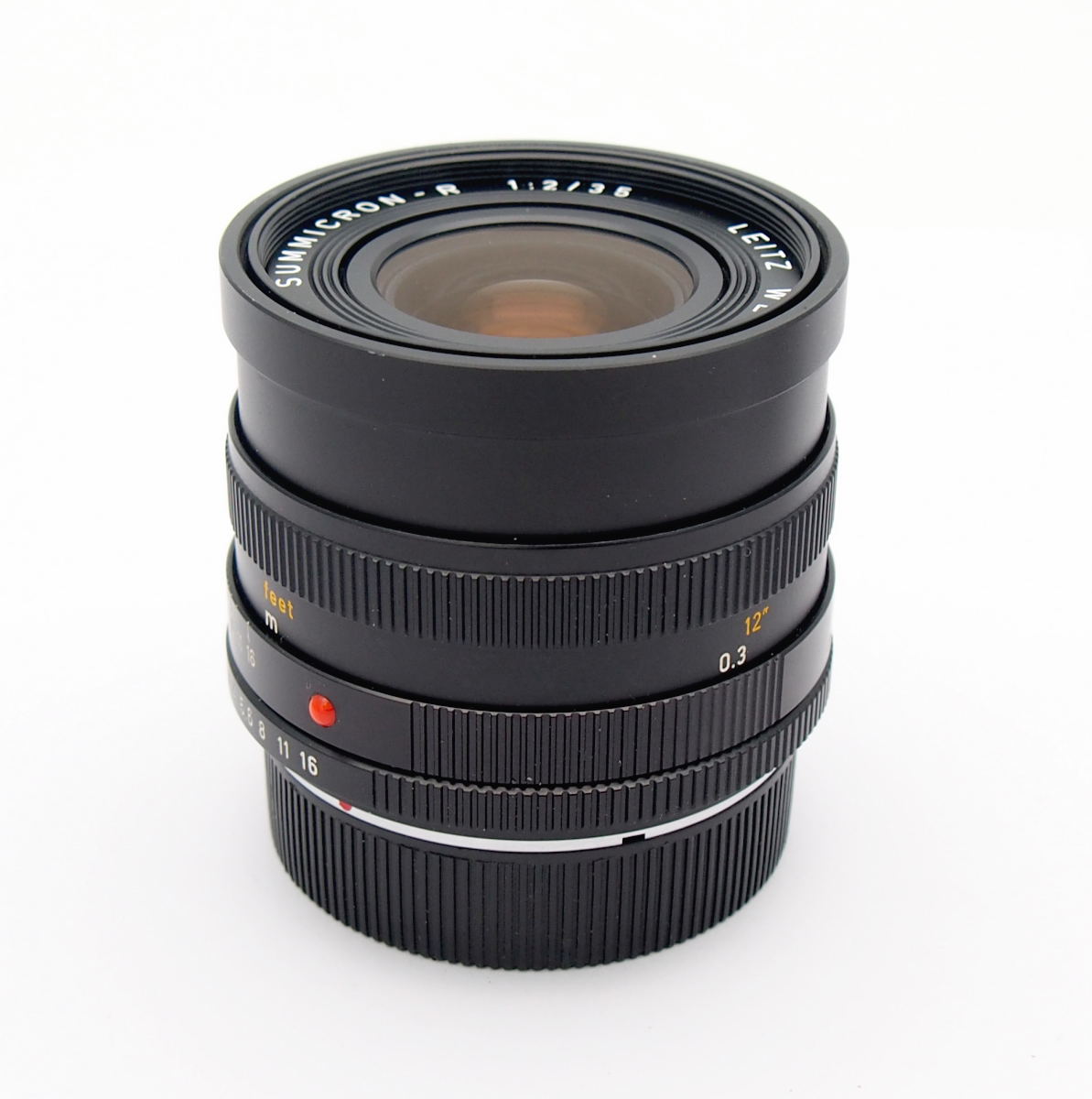 Leica 35mm F2 Summicron-R, 3-Cam, E55 #10810