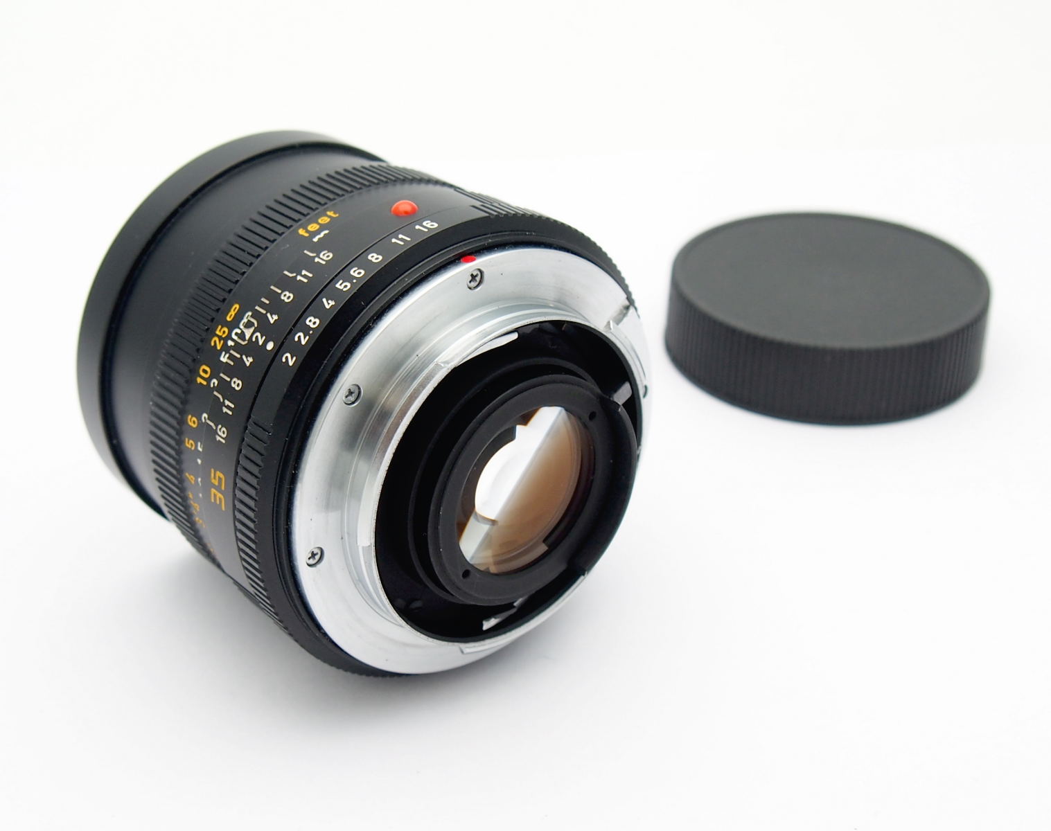 Leica 35mm F2 Summicron-R, 3-Cam, E55 #10810