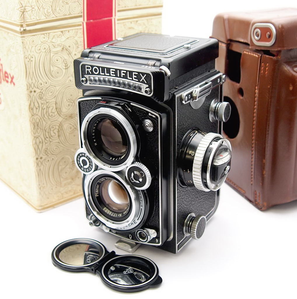 Rolleiflex 3.5E 6x6cm TLR Planar, Mint, Cased, Boxed #10815