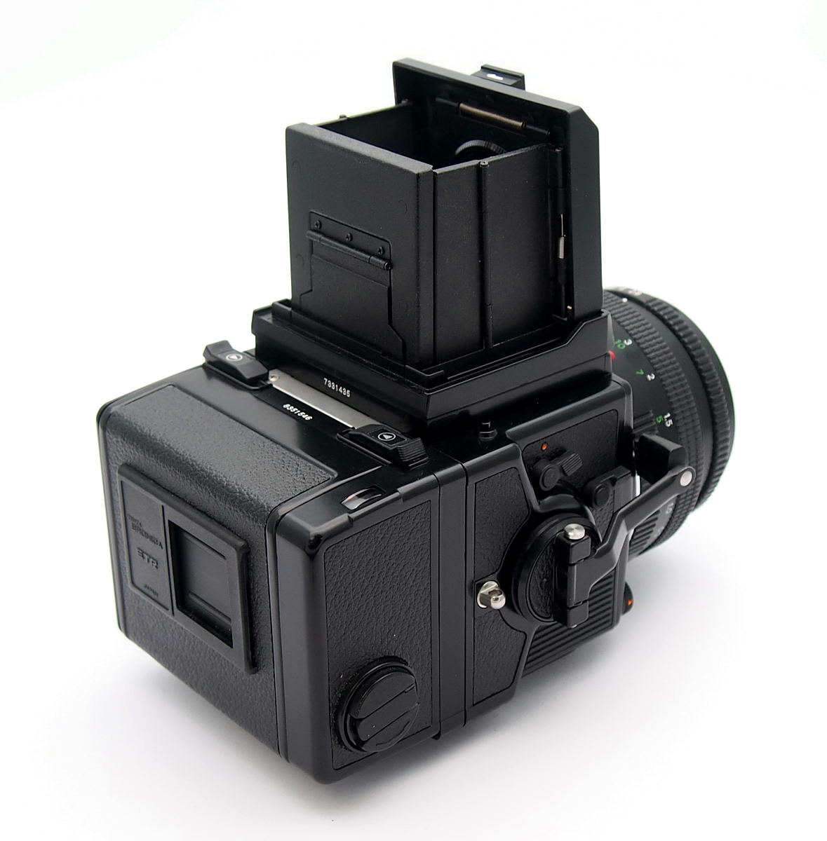 Bronica ETRS/i with 75mm F2.8 PE, WLF, 120 Back #10964