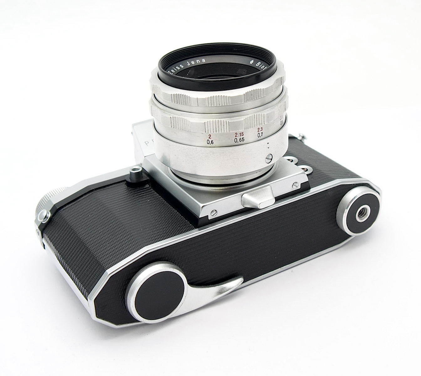 Praktica VF 35mm SLR with 58mm F2 Biotar #10596