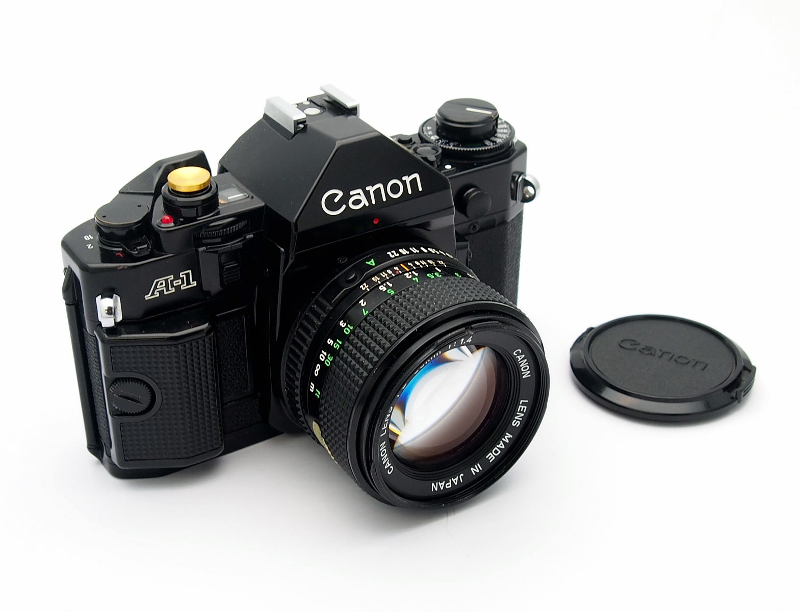 Canon A-1 with 50mm F1.4 FD Mint- #11104