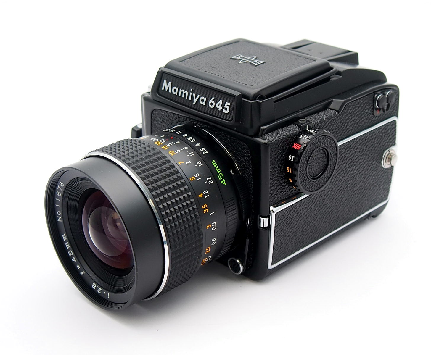 Mamiya M645 1000S with 45mm F2.8, Mint- #10967